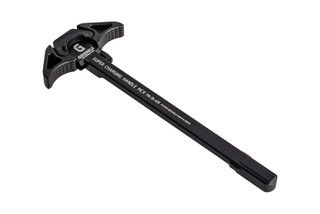 Geissele Automatics MCX super charging handle is fully ambidextrous, gas busting, and finished with black anodizing
